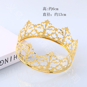 <span class=keywords><strong>Mini</strong></span> <span class=keywords><strong>Coronas</strong></span> de Aleación para Decoración de Pasteles al por Mayor, Suministros para Fiestas, Accesorios para Tartas, Adorno para Pastel para Bodas y Día de San Valentín - Product Image 2