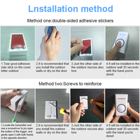 Timbre Inalámbrico Daytech con Botón Táctil Impermeable, 52 Tonos de Llamada, Volumen Ajustable, Luz Indicadora Intermitente