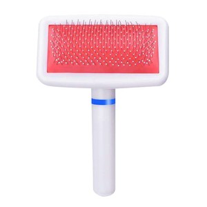 Pet Dog Brush Stainless Steel 13.5cm X 9.5cm Convenient Grooming <b>Tool</b> For <b>Small</b> Dogs - Product Image 5
