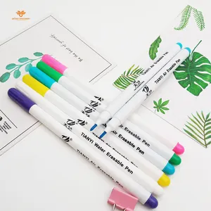 Caneta marcador de tecido apagável, caneta apagável para costura, criação de arte e letras lavável