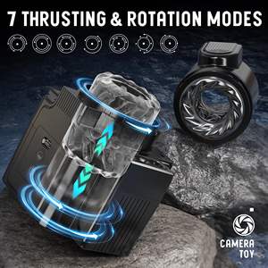 זכר מאונטור גברים צעצוע מין למבוגרים צעצוע מין אוראלי מלטף פין יד סופר אלסטי מאונן ביצה ללא ידיים - Product Image 4