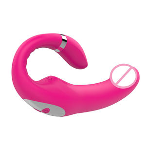 Dubbele Kop C-Type Dildo Vagina Clitoris Orgasme Vibrator Vrouwelijke Masturbatie <span class=keywords><strong>Massage</strong></span> Seksspeeltjes Voor Vrouwen - Product Image 1