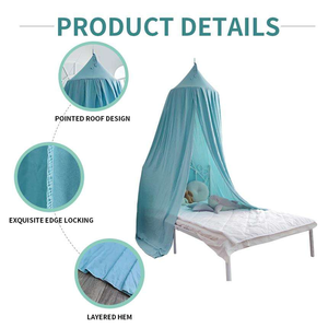 <span class=keywords><strong>Moustiquaire</strong></span> de lit pliable personnalisée 100 % polyester pour enfants, idéale pour le camping, l'extérieur et la maison - Product Image 2