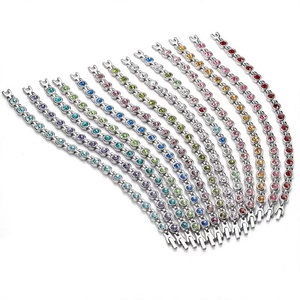 High Quality Magnetic Stainless Steel <b>Crystal</b> Colorful Natural Stone <b>Bracelet</b> for Women - Product Image 2