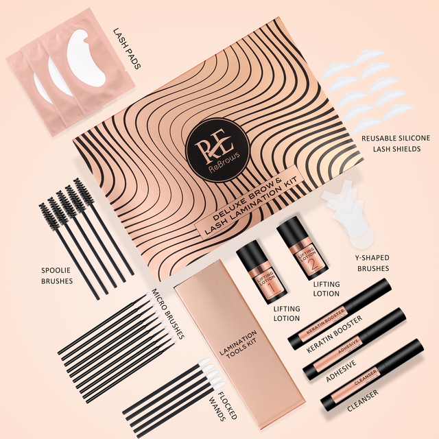 Wenshen Lash Brow Lift Perming Kit Eyebrow Lamination Professional New Plastic Film Brow Lamination Starter Kit