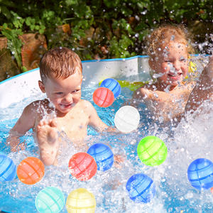 Globo de agua de silicona no tóxico para niños, juguete de bola de salpicaduras reutilizable de un segundo de recarga - Product Image 6