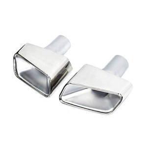 Silenciador de escape <span class=keywords><strong>cromado</strong></span> para mercedes-benz W221 S350 Clase S, color blanco y plateado - Product Image 6