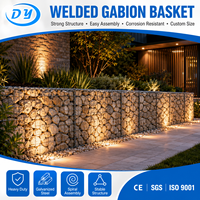 Gabion robuste pour mur de soutènement, panier en fil galvanisé lourd, gabion soudé avec tailles et ouvertures de maille personnalisables