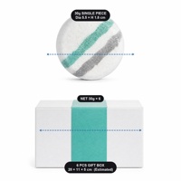 Tablette de douche artisanale à la menthe, apaisante et relaxante, coffret cadeau spa pour la douche, OEM ODM 30g