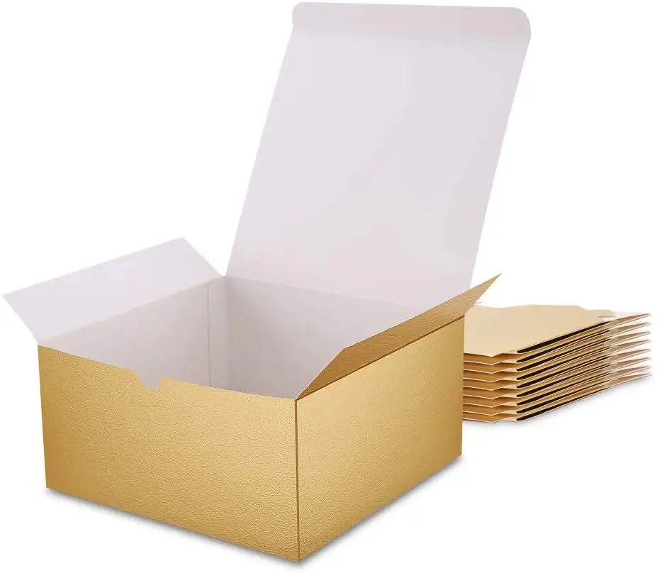 Gold Premium Brautjungfer Vorschlag Geschenk Boxen mit Deckel für Licht Gewicht Geschenke Crafting Cupcake Boxen