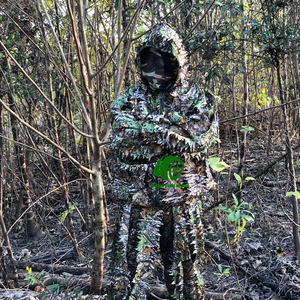Kango 3d Leaf Ghillie Anzug Camouflage Ghillie Anzug für die Jagd Ghillie Anzug Poncho - Product Image 5