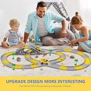 QS Wholesale Jouet miniature de haute qualité, série de wagons de train à roues métalliques à l'échelle <span class=keywords><strong>HO</strong></span> 1:87, Transporteur 40', 36', 51' - Product Image 6