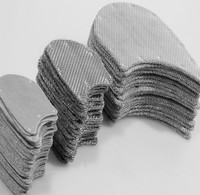 20 40 60 80 100 Mesh Extruder Screen Filter Disc Dengan Tepi Pengikat Multi-Layer Stainless Steel untuk Daur Ulang Plastik