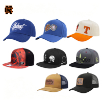 Gorra de Béisbol con Logotipo Personalizado al por Mayor, Gorra Trucker Snapback de Alta Calidad con Bordado, Parche de Cuero, Gorra Deportiva con Marca Personalizada
