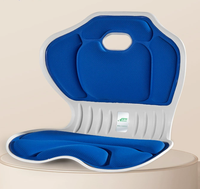 Coussin de Soutien Lombaire Ergonomique pour Chaise de Bureau, Siège au Sol pour Chaises d'Ordinateur, pour la Méditation, la Lecture et le Repos au Lit