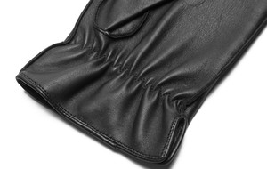 Haute Qualité Noir De Mode En Peau De Mouton Voiture Conduite Gants En Cuir Véritable Hommes pour L'<span class=keywords><strong>hiver</strong></span> - Product Image 5