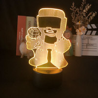 Lampe de nuit LED FNF Friday Night Funkin pour salle de jeux