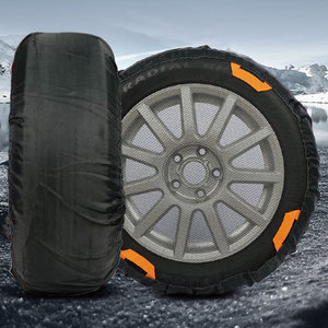 Nouvelles Chaînes à Neige de Haute Qualité pour <span class=keywords><strong>Pneus</strong></span>, Couvre-<span class=keywords><strong>Pneus</strong></span> à Couverture Complète, Chaînes d'Urgence pour <span class=keywords><strong>Pneus</strong></span> de Voiture en Tissu Textile, Installation Facile, Garantie 1 An - Product Image 5