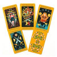 Cartes de tarot et guide de jeu en papier artistique durable, écologiques, de haute qualité, avec design personnalisé et logo sur mesure