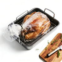 Sacs de cuisson en plastique PET transparents de grande taille pour four, sacs de cuisson pour dinde, sacs de cuisson en plastique pour la cuisson