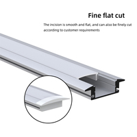 Bande lumineuse à LED encastrée à mur sec personnalisée en gros Profil en aluminium Éclairage par extrusion de LED Canal en aluminium