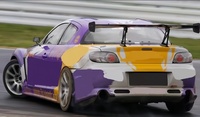 Kit de Carrocería Estilo VERTEX para Mazda RX-8, Parachoques Delantero, Parachoques Trasero y Faldones Laterales