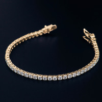 Vente directe d'usine 2mm 925 ruban DEF VVS Moissanite diamant Tennis chaîne lourd glacé bijoux pour femmes fête cadeau Bracelet