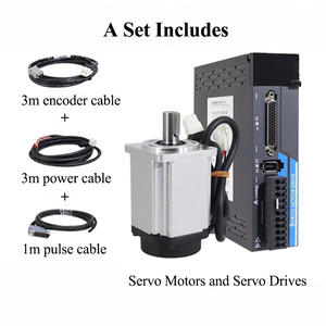 Samsr ชุดมอเตอร์เซอร์โว3.0a 80มม. 750W 1000W 3000RPM 220V <span class=keywords><strong>AC</strong></span> สำหรับเครื่อง CNC - Product Image 2