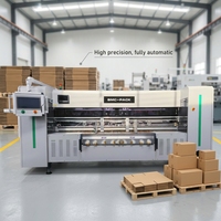 Nueva Máquina Automática de Alta Velocidad para Fabricación de Cajas de Cartón Corrugado ND-25000MBM, Ranuradora, Hendidora, Troqueladora