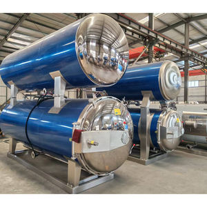 Stérilisateur d'autoclave à pression cylindrique de qualité industrielle nouvel état pour la stérilisation des bouteilles et <span class=keywords><strong>bocaux</strong></span> <span class=keywords><strong>en</strong></span> <span class=keywords><strong>verre</strong></span> - Product Image 5