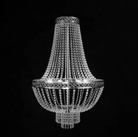 Nouvelle Source de Lumière LED, Lustre Rideau de Perles en Cristal Plaqué Métal, Matériau Verre, Décoration de Plafond pour Mariage et Scène d'Événement