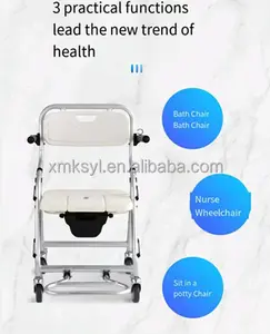 Bath Chair Shower Chair With Toilet With Commode For Elderly For Disabled