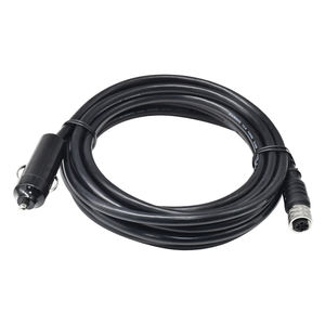 Câble électrique droit non blindé M12 Code S 4 broches, connecteur femelle vers allume-cigare, étanche IP67 - Product Image 1