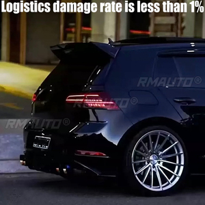 Alerón Trasero de Techo Estilo OSIR para Volkswagen Golf 7 MK7 TSi TDi GTI R GTD GTE 2013-2018, Alerón Trasero de Maletero de ABS - Product Image 2