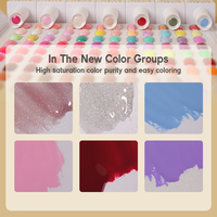 2024 R.S. Nail Factory Créez Votre Propre Marque Gel UV 3 Étapes 216 Couleurs Vernis à Ongles Allemagne Sans HEMA 15ml Gel Couleur Pure Nail Art