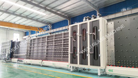 Fenêtre verticale Double Machine de Fabrication de Verre Plat Ligne De Production De Pressage, Machine À Vitrage isolant
