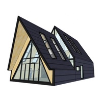 Chalet de 30 m² au Design Unique avec Lit Mezzanine, Cabine Préfabriquée en Bois de Type A en Europe