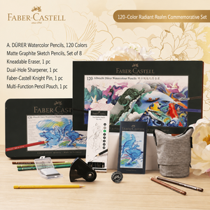 Matite Colorate a Base d'Olio Faber-Castell Hui Cai Rui Jing <span class=keywords><strong>Polychromos</strong></span>, 60 Colori, 120 Colori, Qualità Artistica, Confezione Regalo - Product Image 2