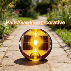 Dissuasore Stradale Decorativo <span class=keywords><strong>a</strong></span> LED Solare <span class=keywords><strong>a</strong></span> Occhio di Gatto con Grado di Protezione IP68 per Illuminazione di <span class=keywords><strong>Sentieri</strong></span> e Paesaggi (Materiale PC) - Product Image 1