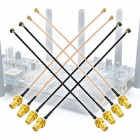 Antenne queue de cochon 5 cm 50 mm avec câble SMA UFL, câble coaxial RF U.Fl UFL vers SMA pour câbles de communication