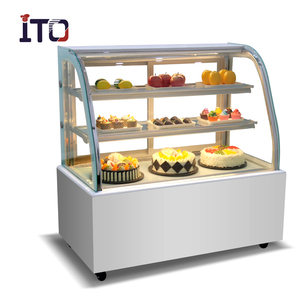 Refrigeration Equipment Pastry Bakery showcase Cabinet <strong>Refrigerator</strong> <strong>Commercial</strong> Glass Door Cake Display Fridge - Product Image 3
