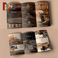 Service d'impression de prospectus et de livrets A4 personnalisés Fangda, conception de brochures promotionnelles imprimées en offset, papier couleur et carton