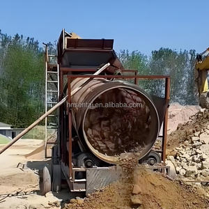 Yüksek kaliteli organik gübre şaftsız tambur ekranı | Toprak iyileştirme tarım kullanımı için verimli kompost eleme ekipmanı - Product Image 6