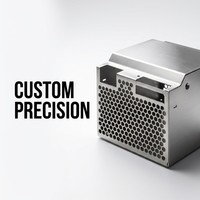 Caja Metálica Personalizada de Acero/Acero Inoxidable/Aluminio con Recubrimiento en Polvo para Fabricación de Maquinaria, Corte Láser y Plegado