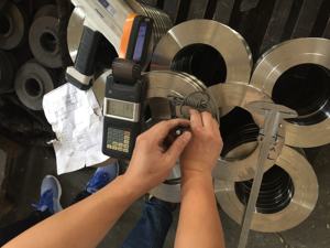 Super duplex edelstahl flansch ASTM A182 F55 S32760 150 lb flansch blind flansch - Product Image 3