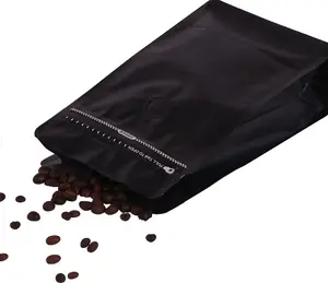 Pabrik grosir tas kemasan kopi dengan ritsleting 500g 1kg tas kopi kustom dapat didaur ulang dapat digunakan kembali