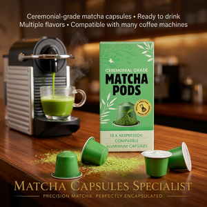 Cápsulas de Matcha Personalizadas, Cápsulas de Té Verde, Preparador de Té en Cápsulas Individuales, Venta al por Mayor, Suministro OEM, Marca Privada - Product Image 5