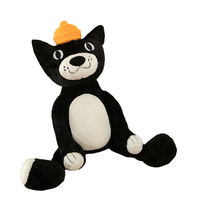 Poupées en peluche personnalisées en usine, service OEM : Jouets animaux mignons et doux en coton PP, idéaux comme cadeaux d'anniversaire pour bébés.