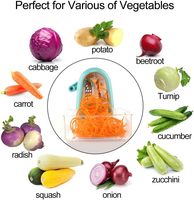 Coupe-légumes manuel portable personnalisé 7 en 1 multifonctionnel à prix compétitif, trancheuse à chou, lames en acier inoxydable
