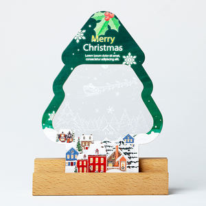 Tarjeta de Navidad 3D Hecha a Mano con Tallado en Papel, Tarjeta de Escultura en Papel Personalizada, Tarjeta de Felicitación Emergente de Navidad Cortada con Láser con Sobre - Product Image 4